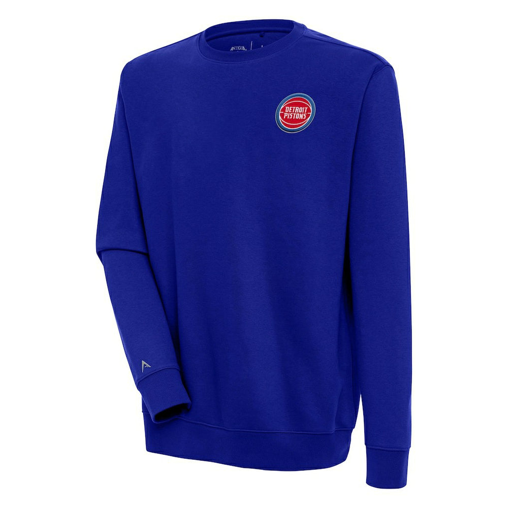 Blue Detroit Pistons Antigua Victory Pullover Sweatshirt sale | NBA