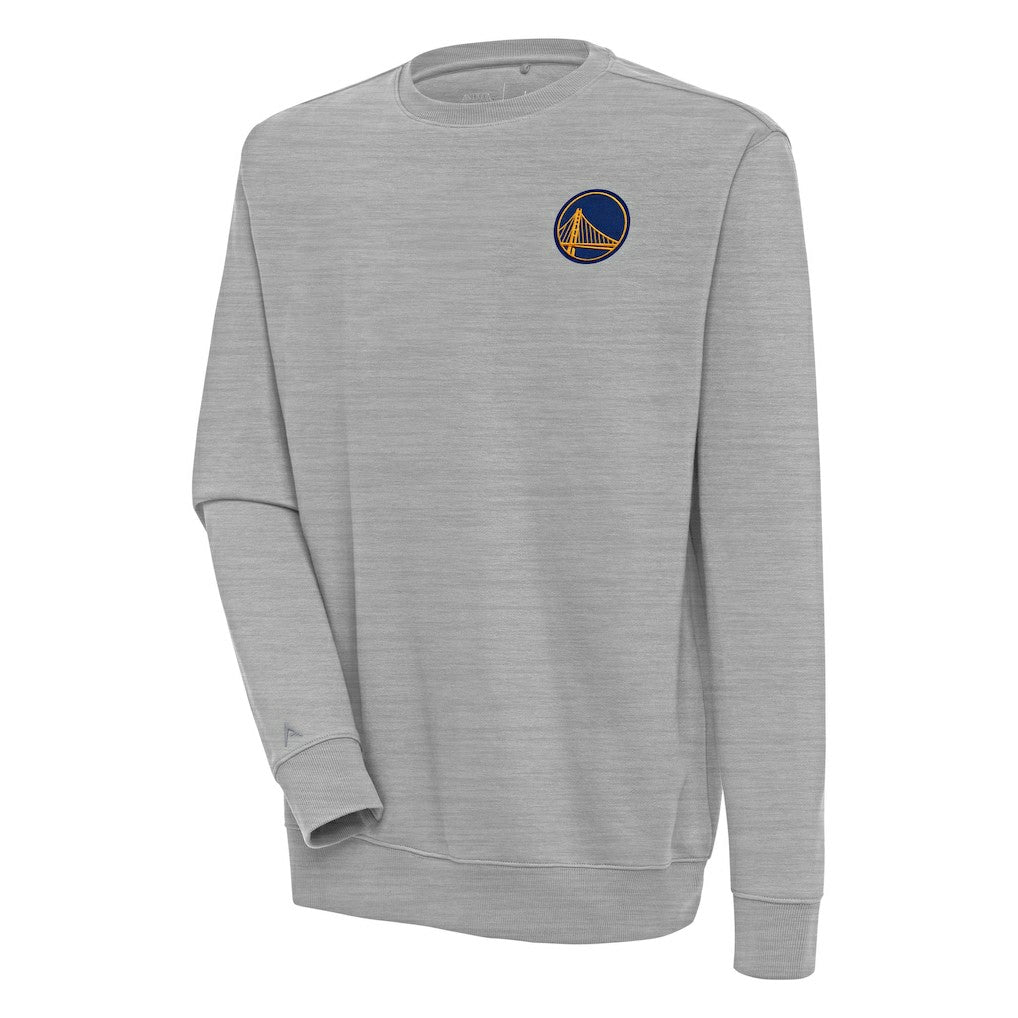 Heather Gray Golden State Warriors Antigua Victory Pullover Sweatshirt sale | NBA