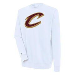 White Cleveland Cavaliers Antigua Victory Pullover Sweatshirt sale | NBA