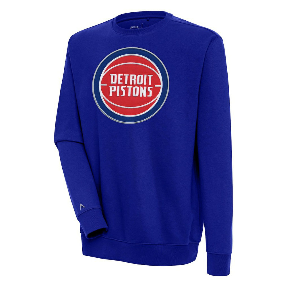 Blue Detroit Pistons Antigua Victory Pullover Sweatshirt sale | NBA