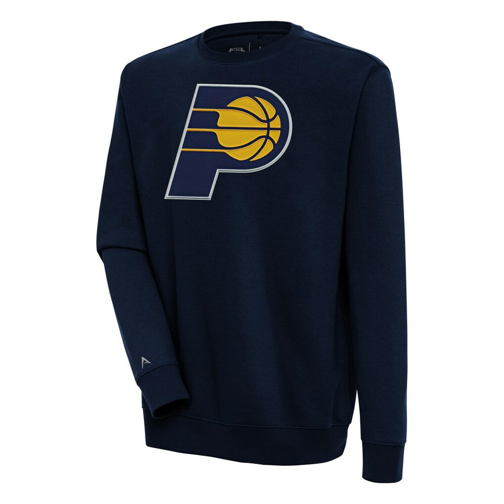 Navy Indiana Pacers Antigua Victory Pullover Sweatshirt | NBA