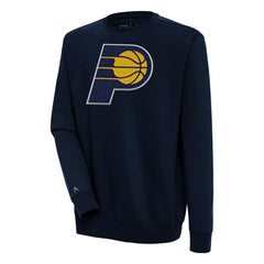 Navy Indiana Pacers Antigua Victory Pullover Sweatshirt | NBA