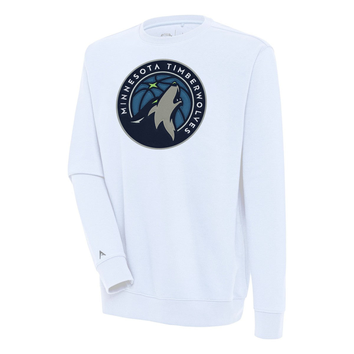 White Minnesota Timberwolves Antigua Victory Pullover Sweatshirt | NBA