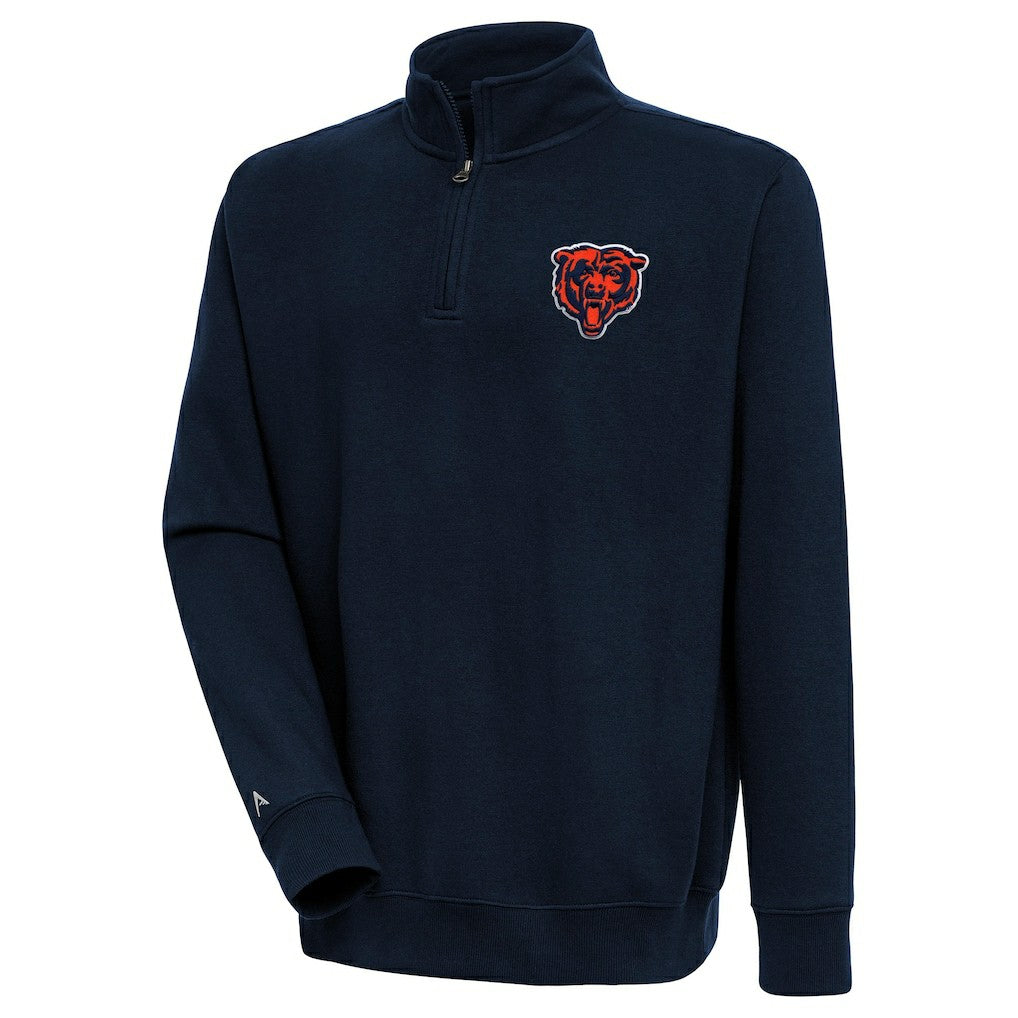 Chicago Bears Antigua Victory Quarter-Zip Pullover Top | NFL Hot
