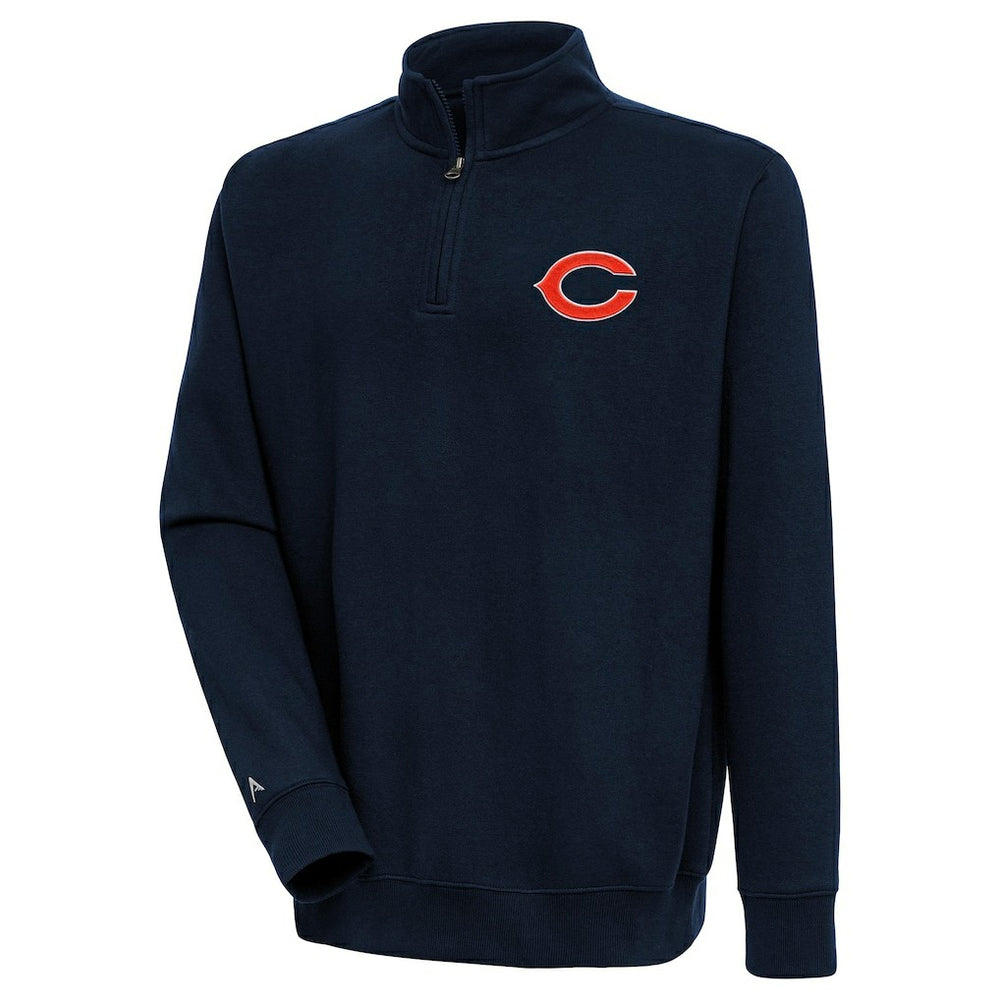 Chicago Bears Antigua Victory Quarter-Zip Pullover Top | NFL Near me
