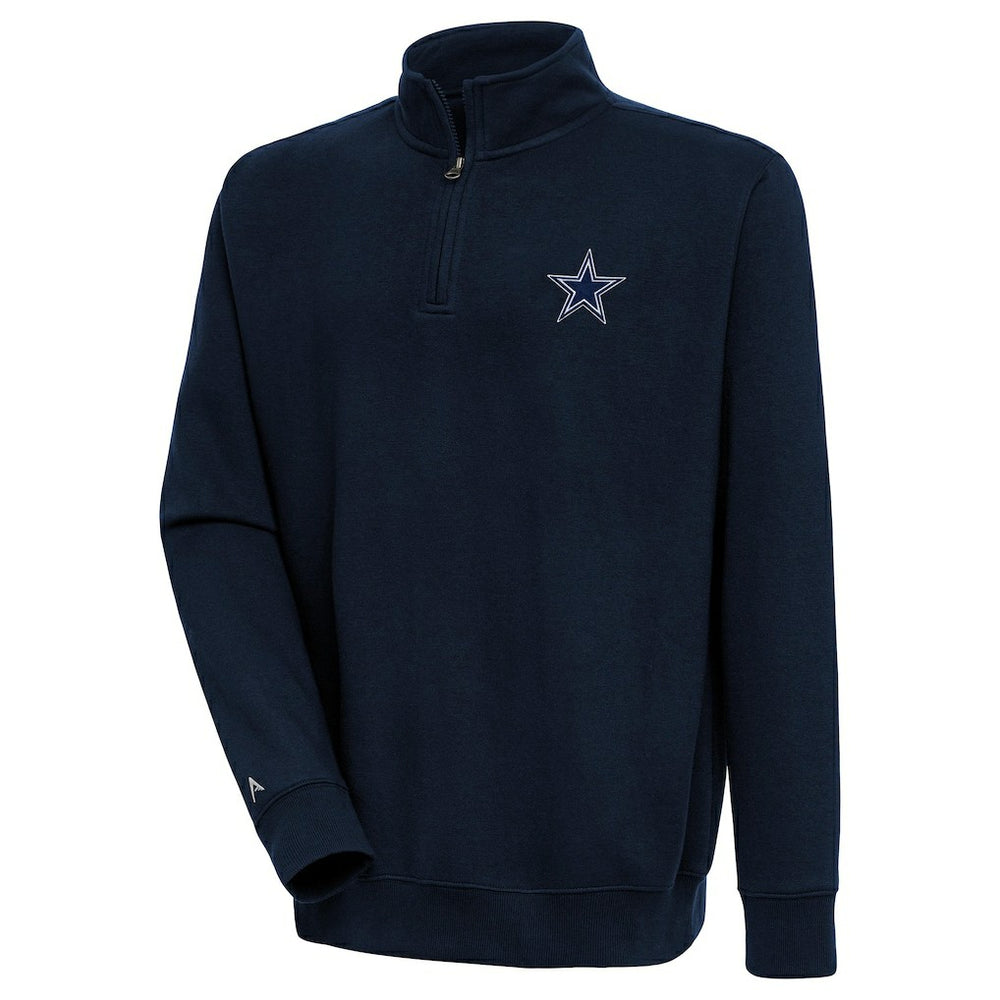 Dallas Cowboys Antigua Victory Quarter-Zip Pullover Top | NFL Outlet