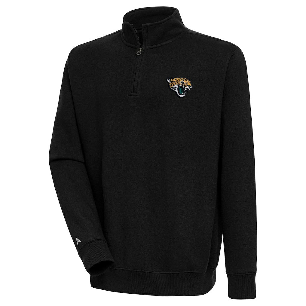 Jacksonville Jaguars Antigua Victory Quarter-Zip Pullover Top | NFL Discount