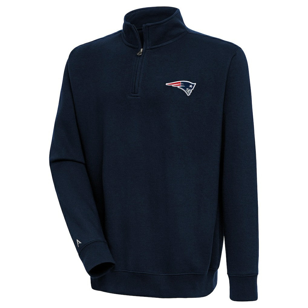 New England Patriots Antigua Victory Quarter-Zip Pullover Top | NFL Hot
