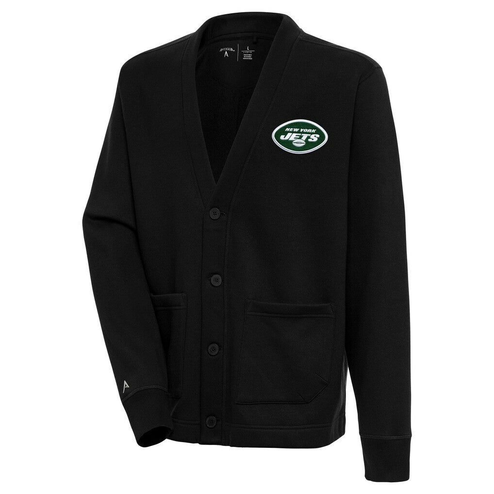 New York Jets Antigua Victory Button-Up Cardigan | NFL New