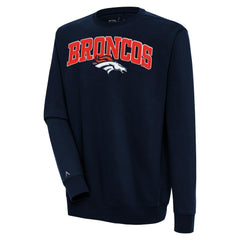 Denver Broncos Antigua Victory Chenille Pullover Sweatshirt | NFL Near me