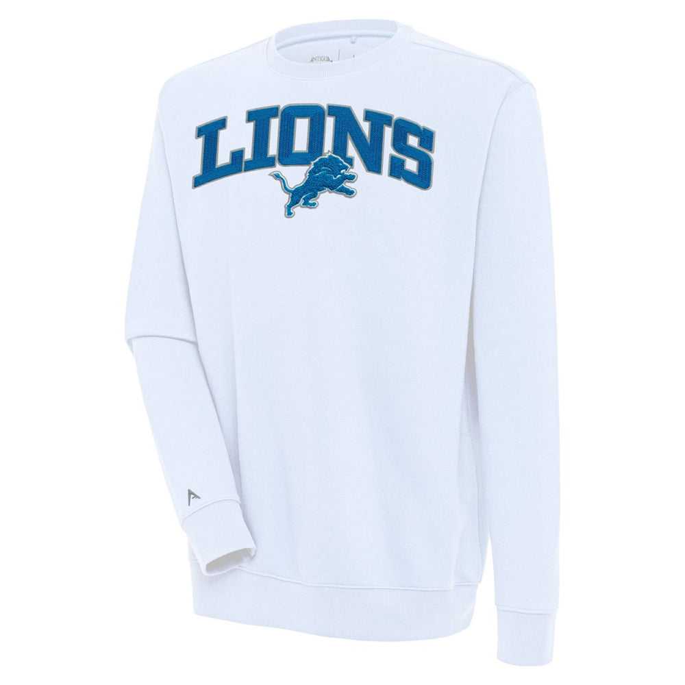 Detroit Lions Antigua Victory Chenille Pullover Sweatshirt | NFL Hot