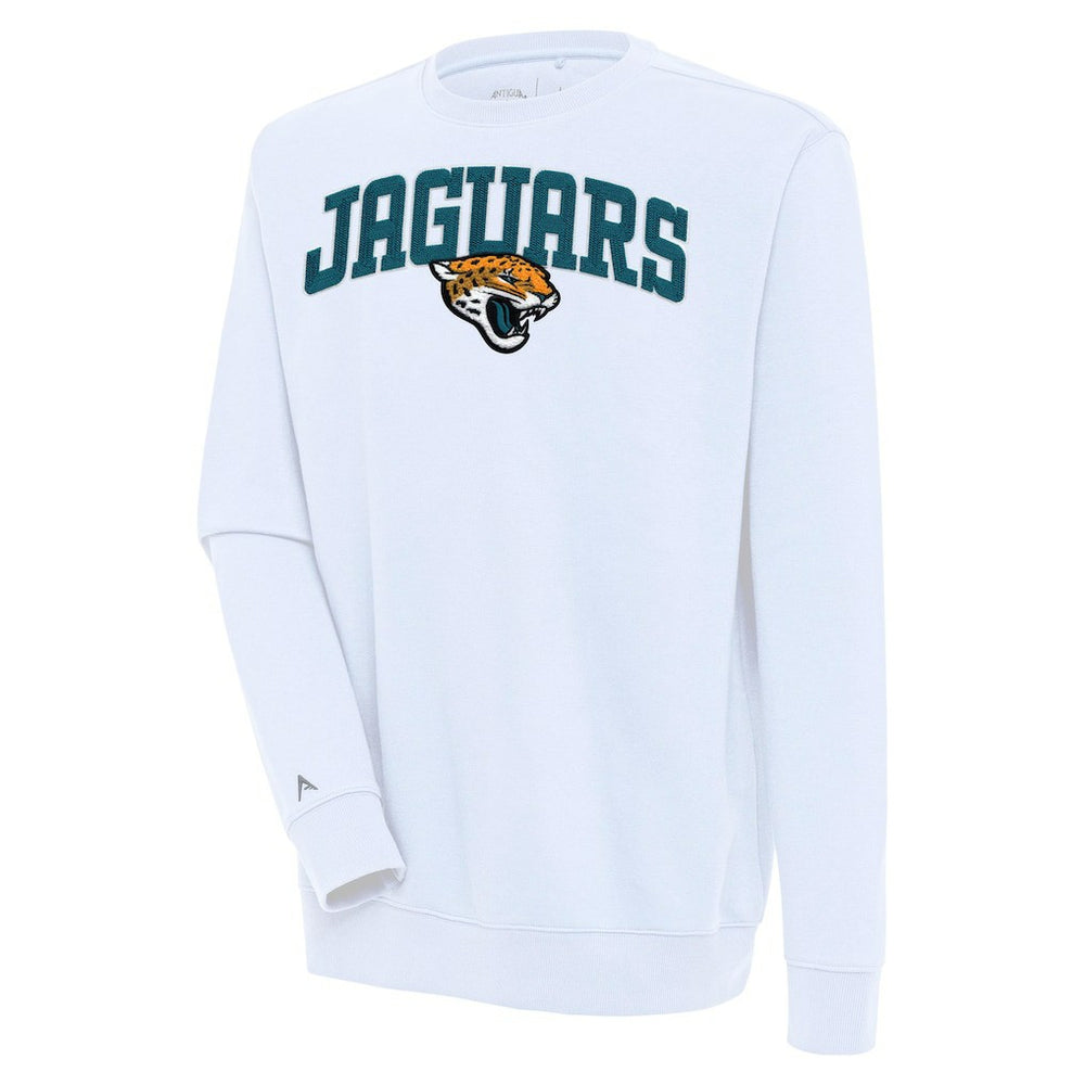 Jacksonville Jaguars Antigua Victory Chenille Pullover Sweatshirt | NFL Outlet