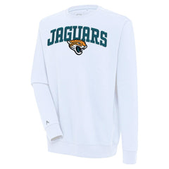 Jacksonville Jaguars Antigua Victory Chenille Pullover Sweatshirt | NFL Outlet