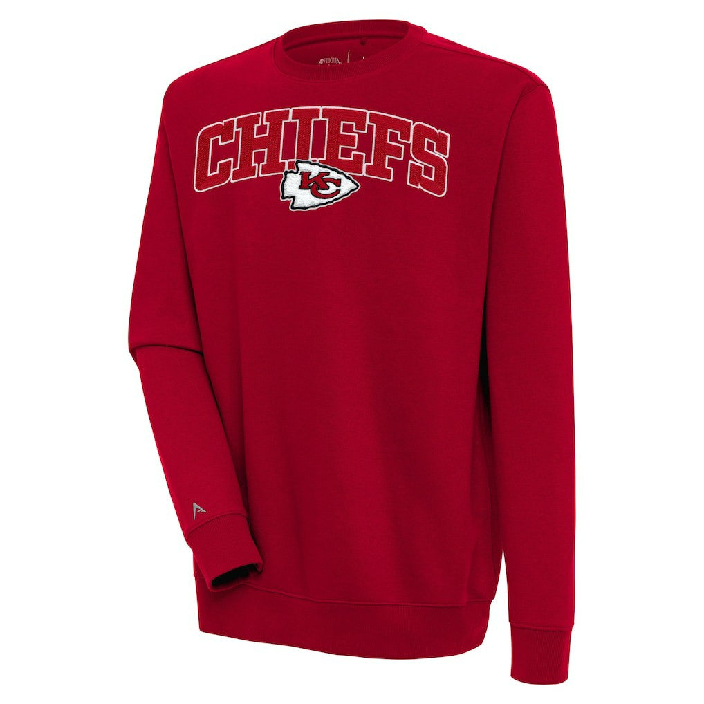 Kansas City Chiefs Antigua Victory Chenille Pullover Sweatshirt | NFL On sale