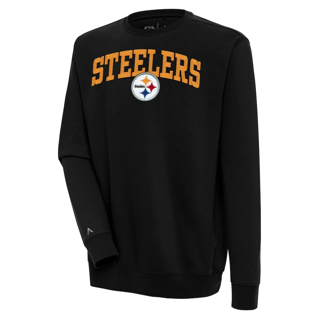 Pittsburgh Steelers Antigua Victory Chenille Pullover Sweatshirt | NFL US