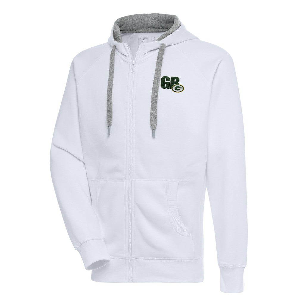 Green Bay Packers Antigua Victory Full-Zip Hoodie | NFL Discount