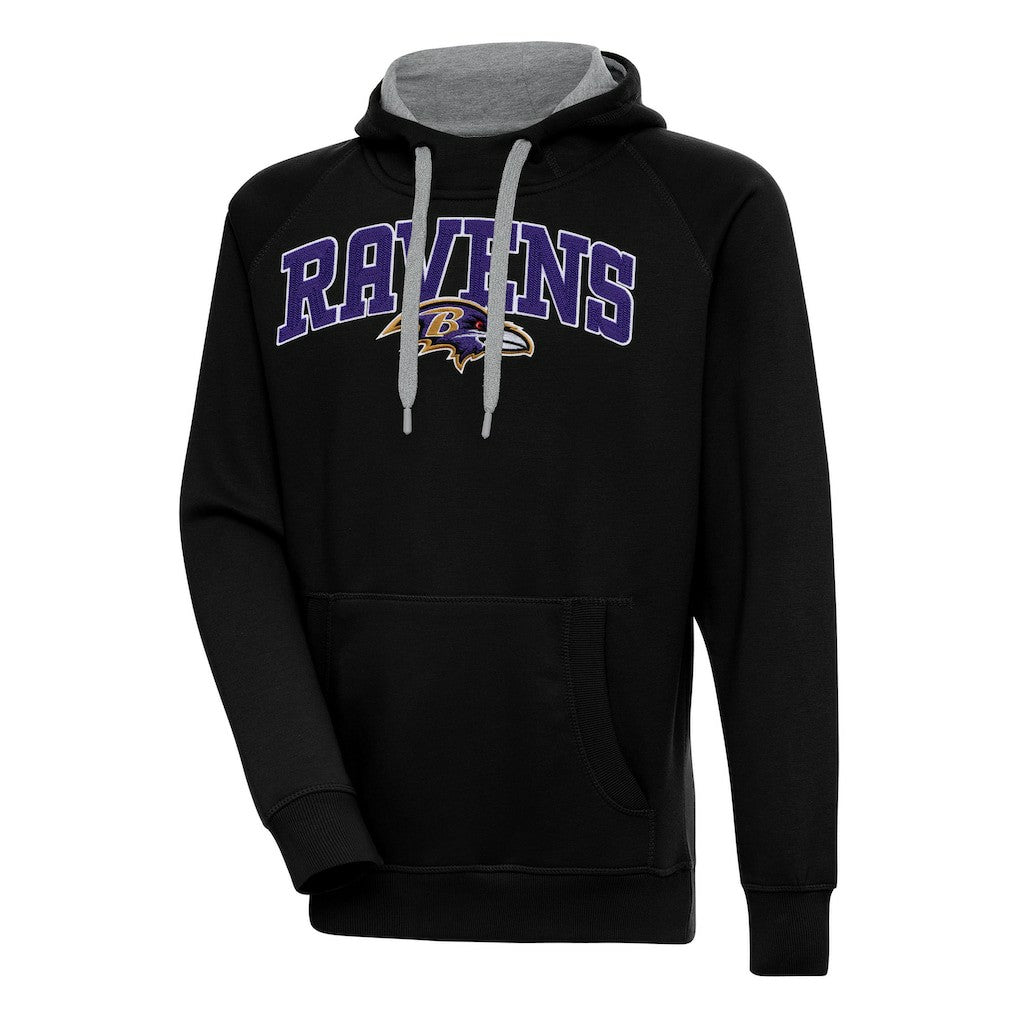 Baltimore Ravens Antigua Victory Pullover Hoodie | NFL Outlet
