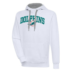 Miami Dolphins Antigua Victory Pullover Hoodie | NFL Discount