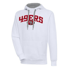 San Francisco 49ers Antigua Victory Pullover Hoodie | NFL Near me