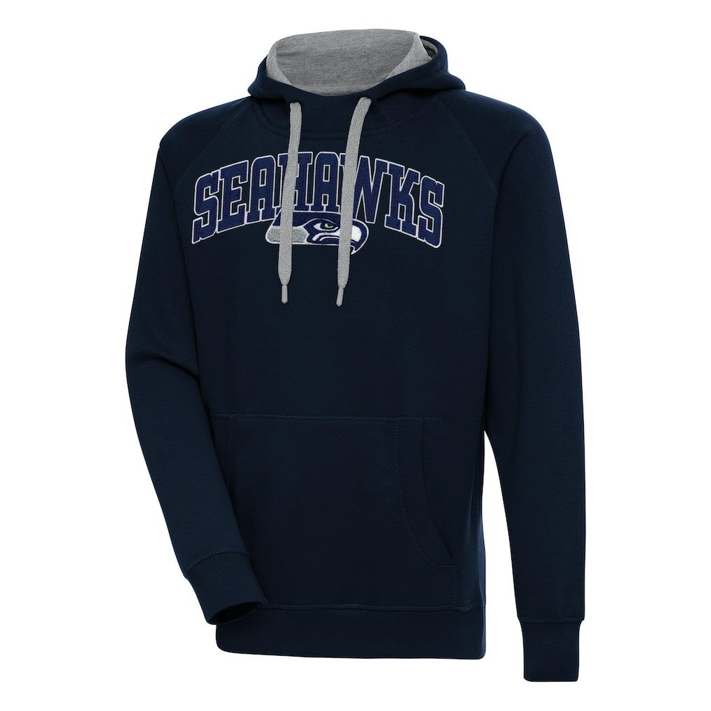 Seattle Seahawks Antigua Victory Pullover Hoodie | NFL Outlet