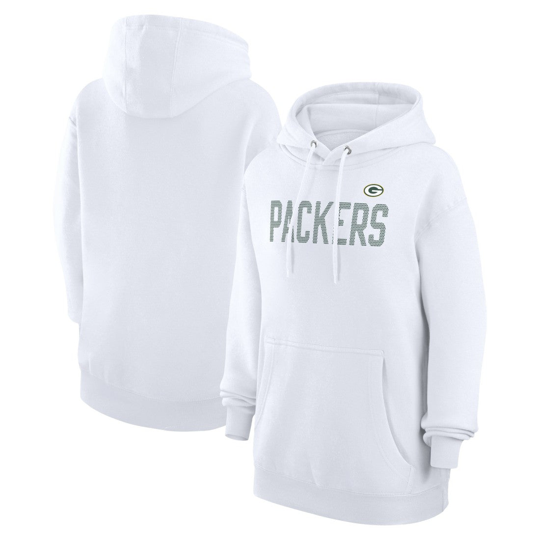 Green Bay Packers G-III 4Her by Carl Banks Women's Dot Print Pullover Hoodie | NFL New