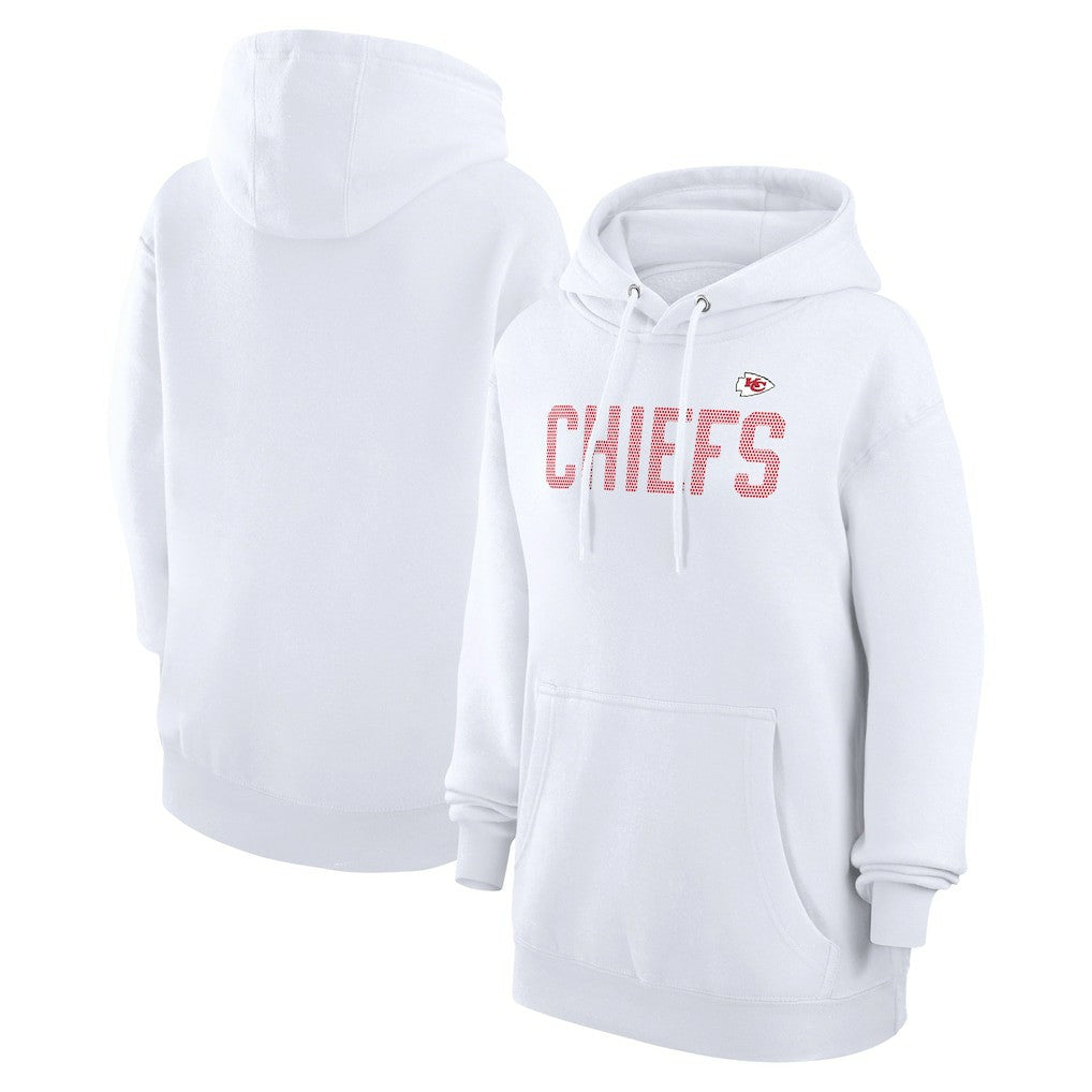Kansas City Chiefs G-III 4Her by Carl Banks Women's Dot Print Pullover Hoodie | NFL Sale