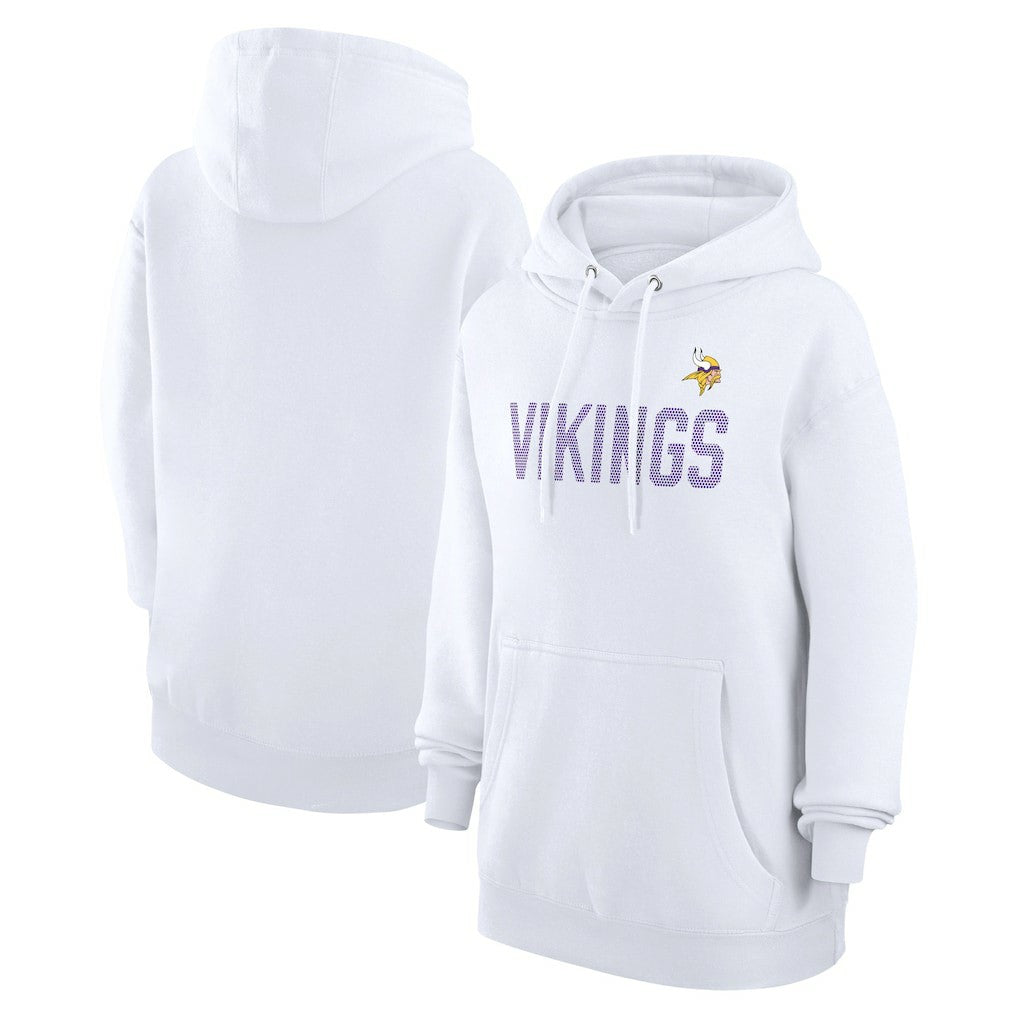 Minnesota Vikings G-III 4Her by Carl Banks Women's Dot Print Pullover Hoodie | NFL Outlet