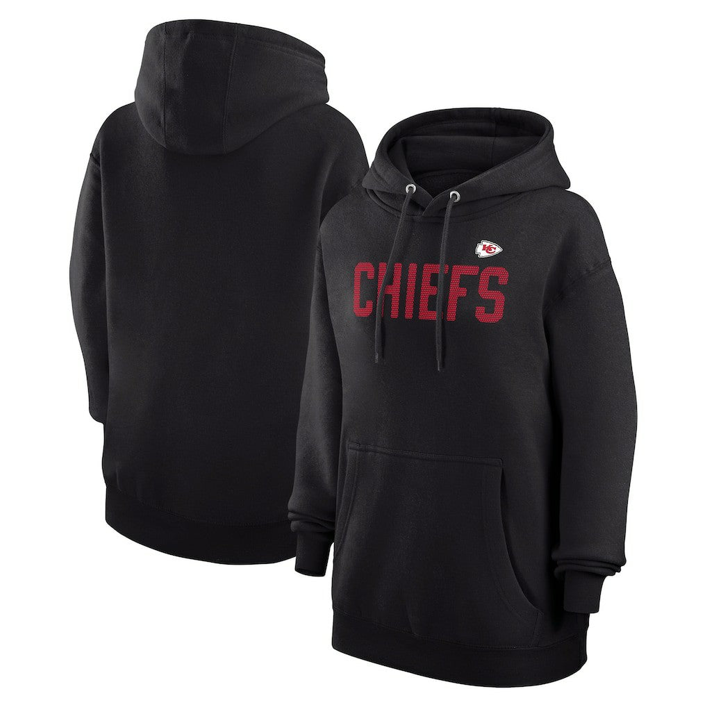 Kansas City Chiefs G-III 4Her by Carl Banks Women's Dot Print Pullover Hoodie | NFL New