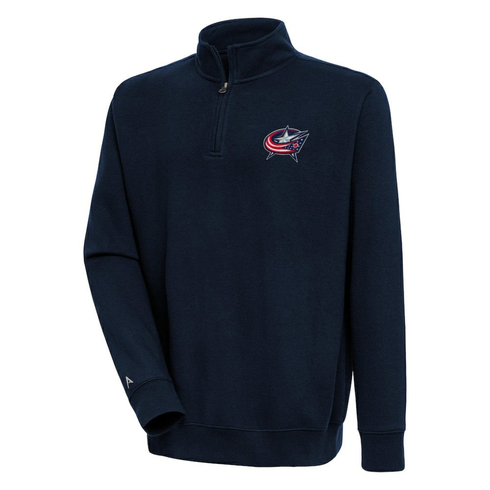 Columbus Blue Jackets Antigua Victory Quarter-Zip Pullover Top -  NHL Pullover