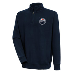 Edmonton Oilers Antigua Victory Quarter-Zip Pullover Top -  NHL Pullover