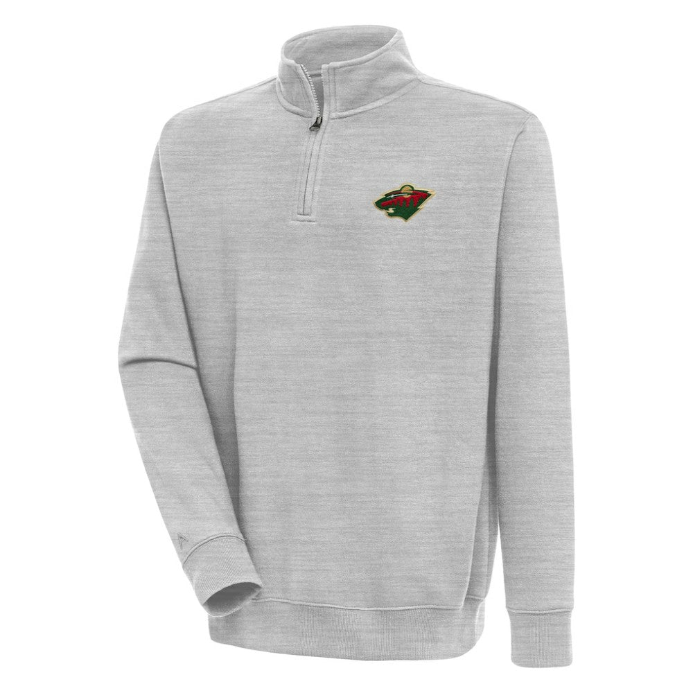 Minnesota Wild Antigua Victory Quarter-Zip Pullover Top -  NHL Pullover