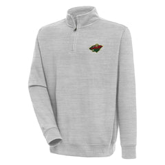 Minnesota Wild Antigua Victory Quarter-Zip Pullover Top -  NHL Pullover