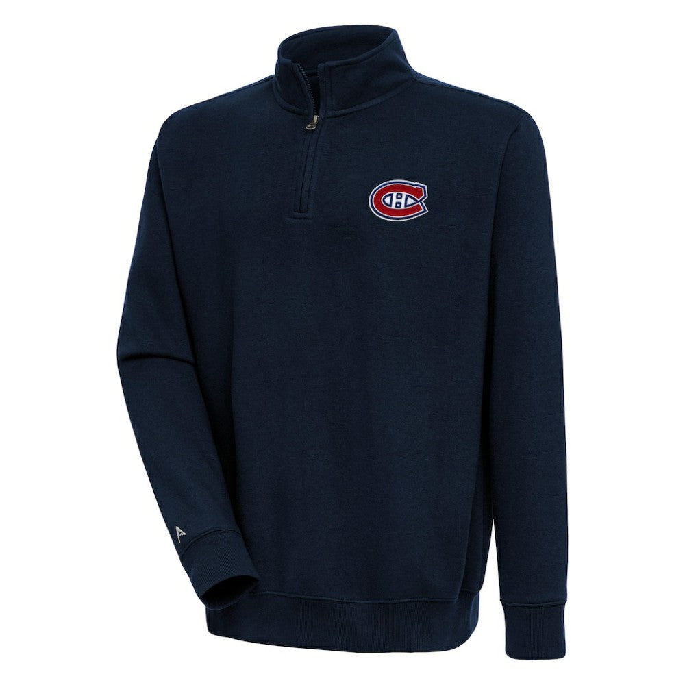 Montreal Canadiens Antigua Victory Quarter-Zip Pullover Top -  NHL Pullover