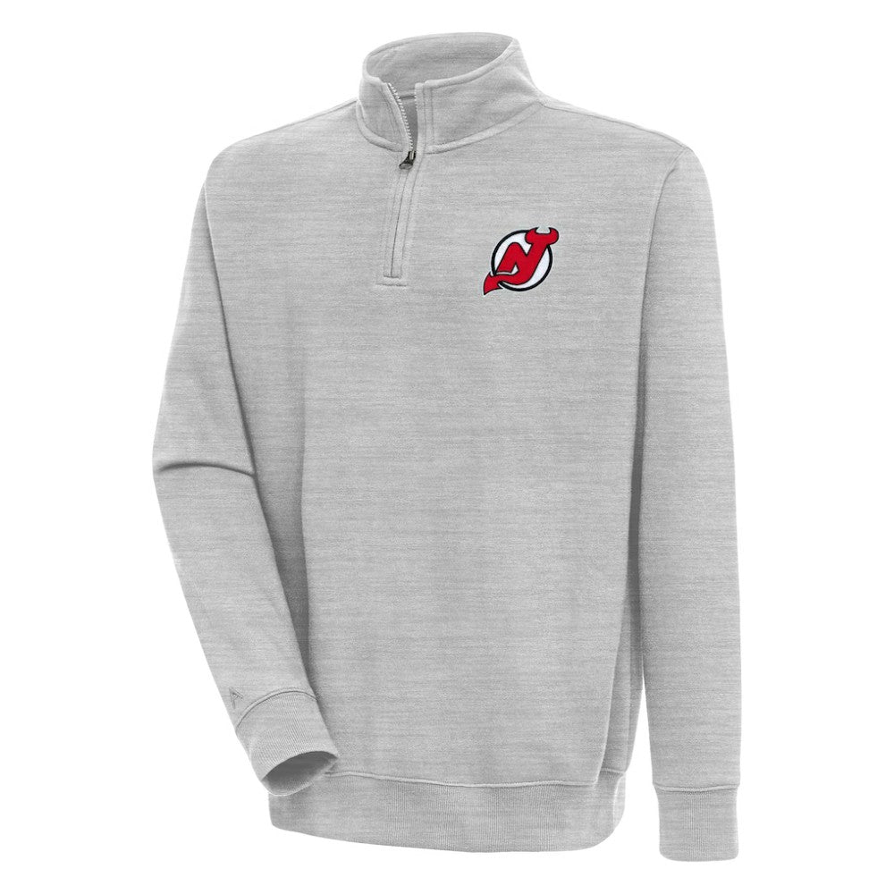 New Jersey Devils Antigua Victory Quarter-Zip Pullover Top -  NHL Jerseys