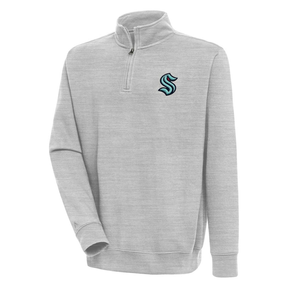 Seattle Kraken Antigua Victory Quarter-Zip Pullover Top -  NHL Pullover