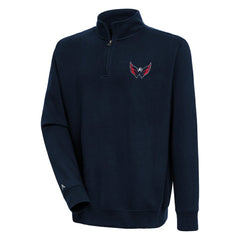 Washington Capitals Antigua Victory Quarter-Zip Pullover Top -  NHL Pullover