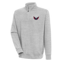 Washington Capitals Antigua Victory Quarter-Zip Pullover Top -  NHL Pullover