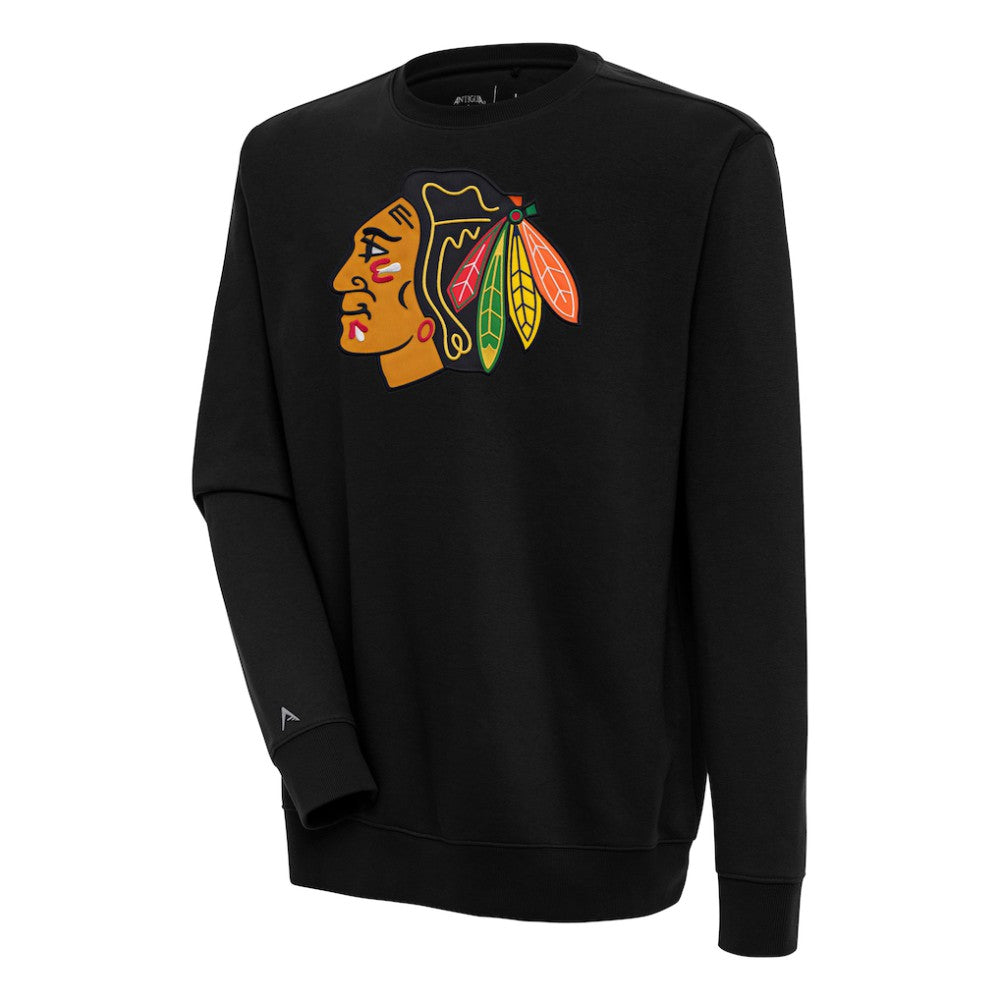 Chicago Blackhawks Antigua Victory Pullover Sweatshirt -  NHL Sweatshirts