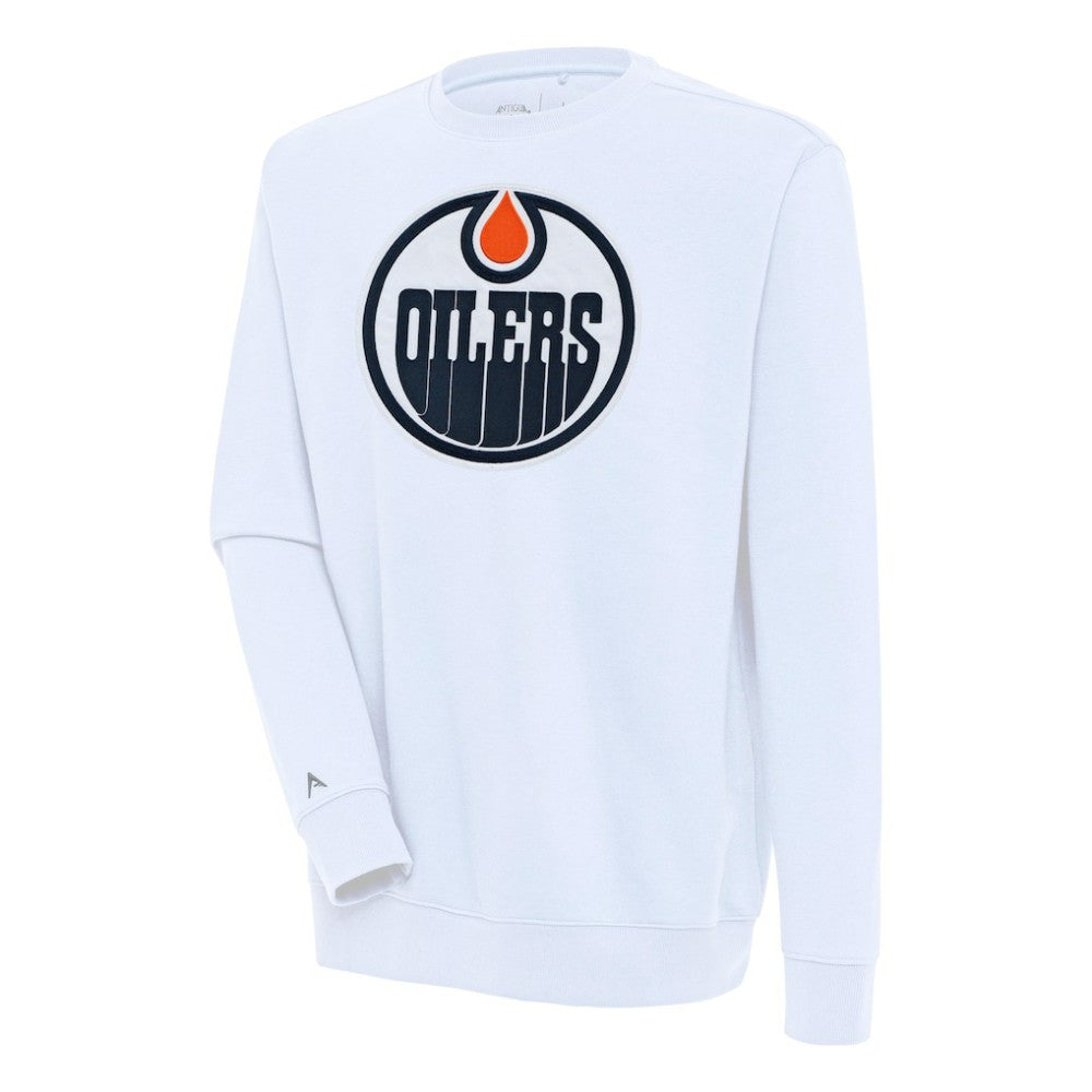 Edmonton Oilers Antigua Victory Pullover Sweatshirt -  NHL Sweatshirts