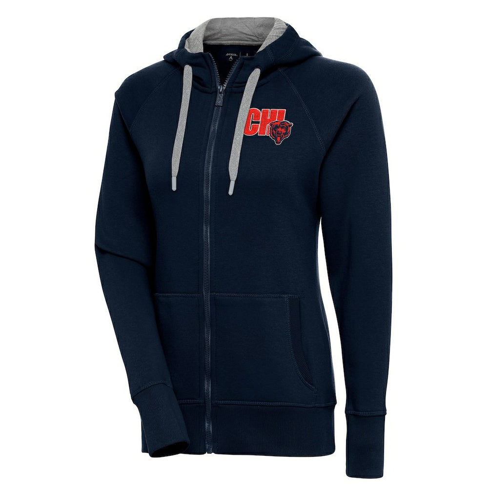 Chicago Bears Antigua Women's Victory Full-Zip Hoodie | NFL Near me