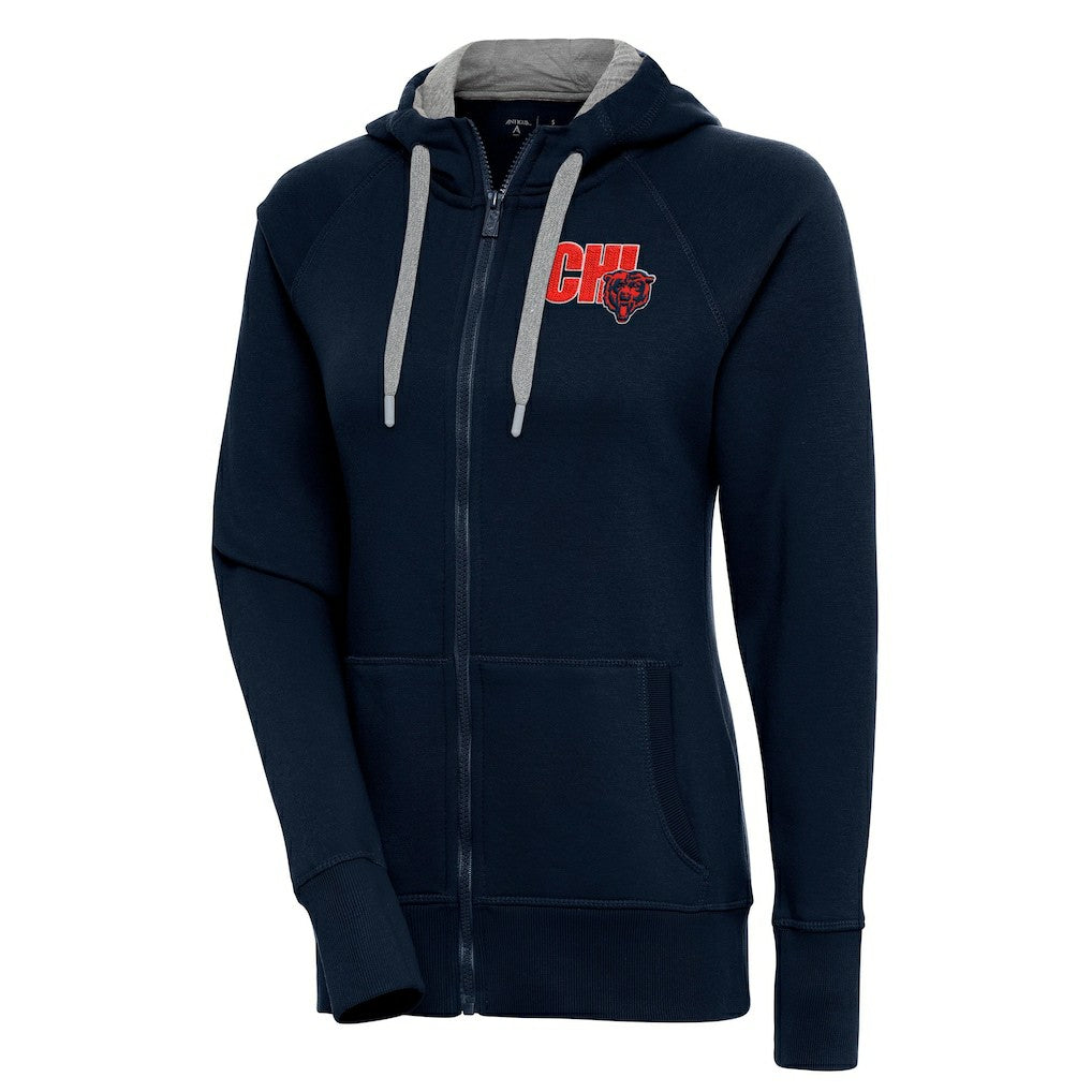Chicago Bears Antigua Women's Victory Full-Zip Hoodie | NFL Near me