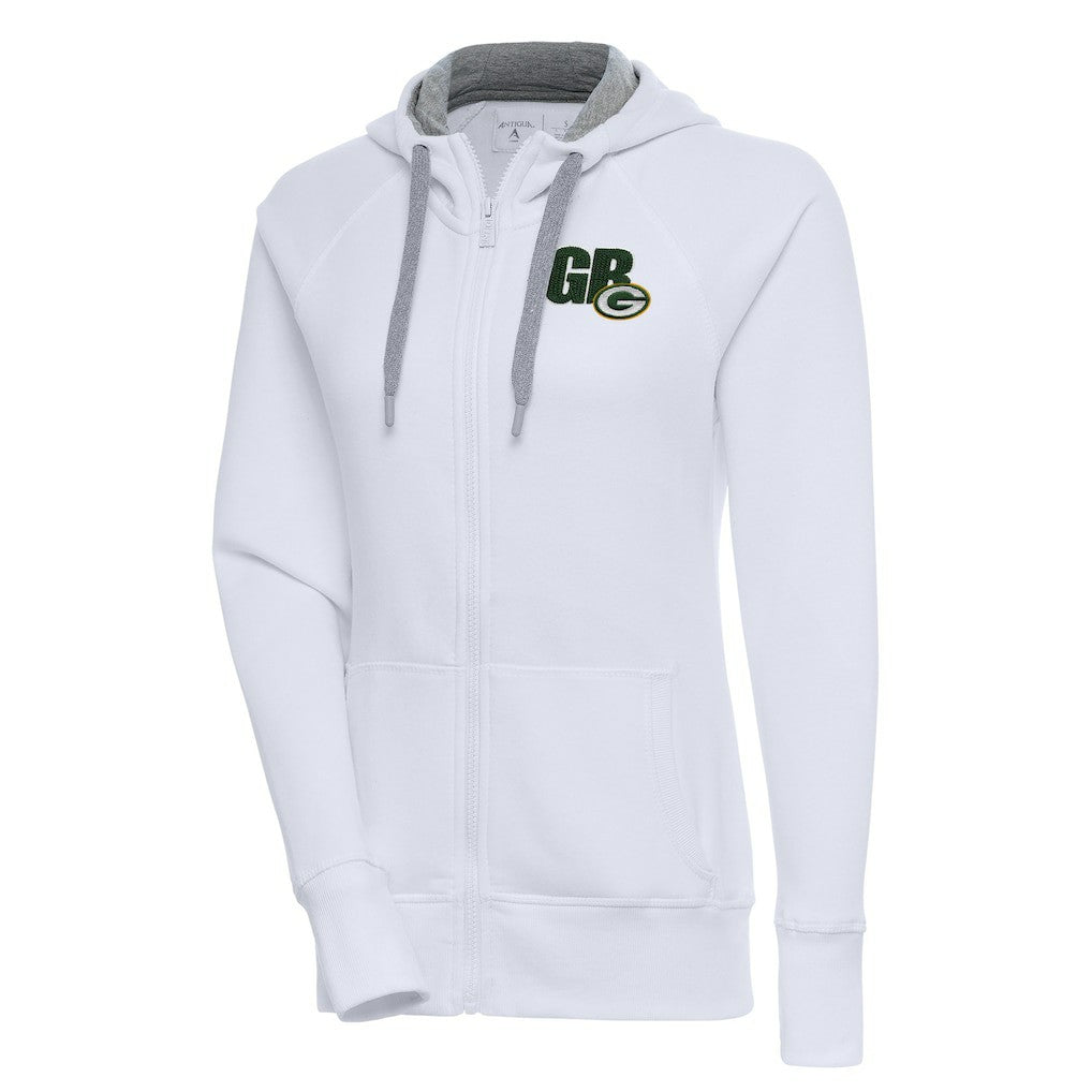 Green Bay Packers Antigua Women's Victory Full-Zip Hoodie | NFL Hot