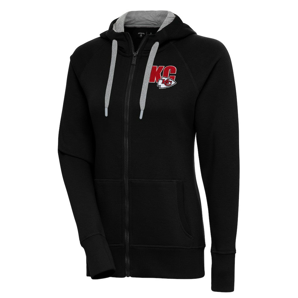 Kansas City Chiefs Antigua Women's Victory Full-Zip Hoodie | NFL On sale
