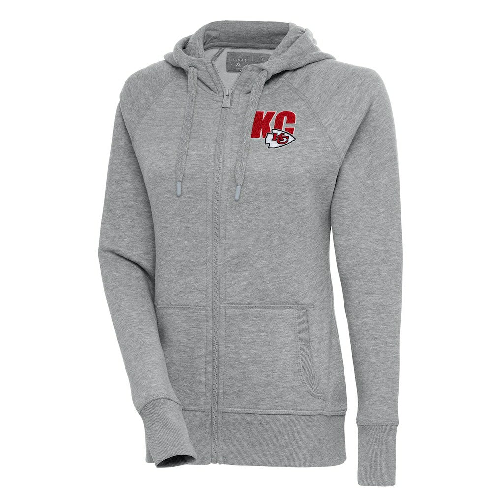 Kansas City Chiefs Antigua Women's Victory Full-Zip Hoodie | NFL Discount