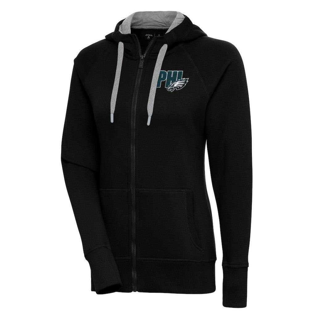 Philadelphia Eagles Antigua Women's Victory Full-Zip Hoodie | NFL US