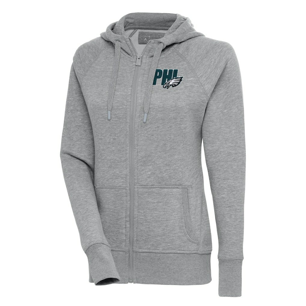 Philadelphia Eagles Antigua Women's Victory Full-Zip Hoodie | NFL Hot