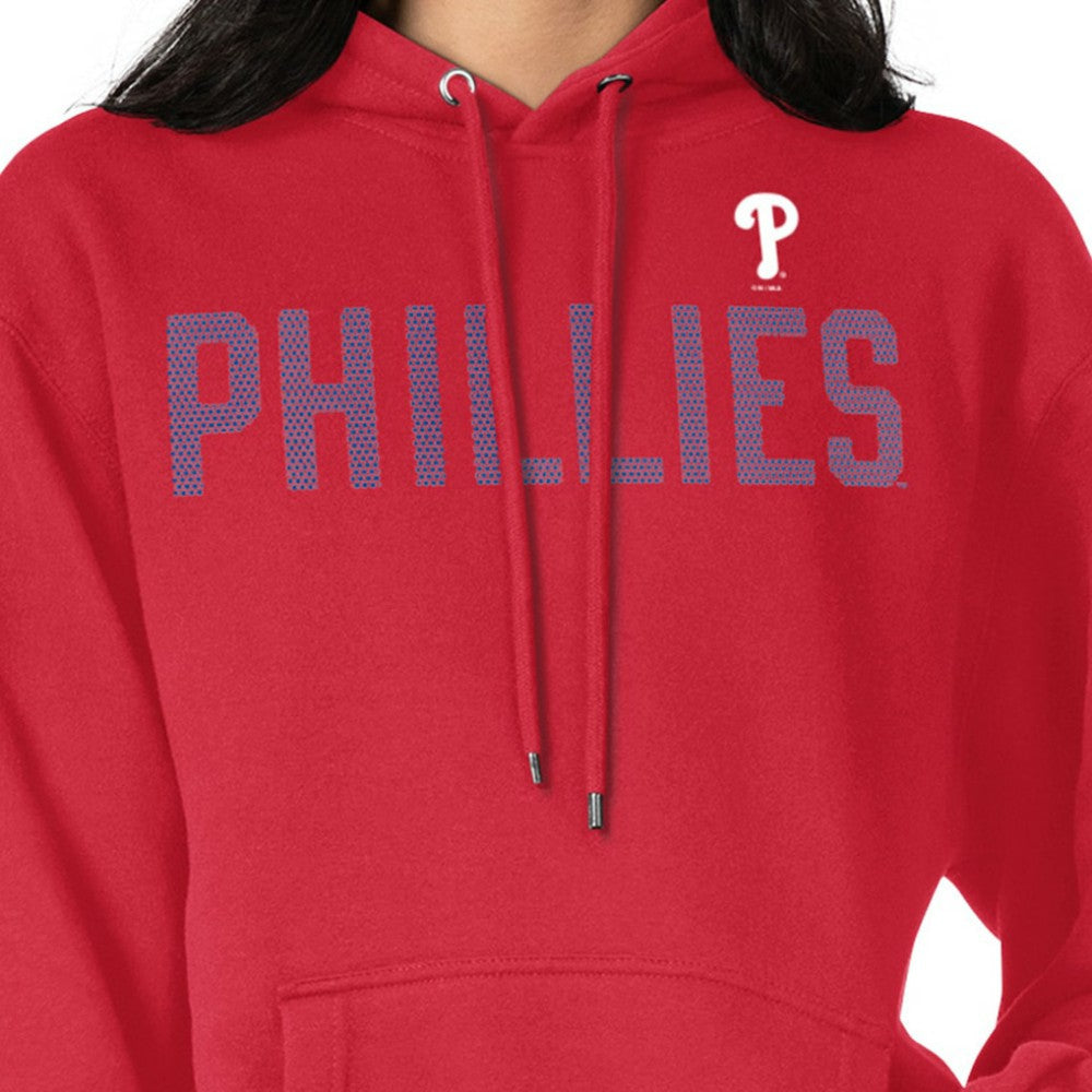 Philadelphia Phillies G-III 4Her by Carl Banks Women's Dot Print Pullover Hoodie - MLB Hoodies