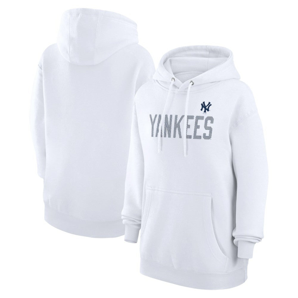 New York Yankees G-III 4Her by Carl Banks Women's Dot Print Pullover Hoodie - MLB Hoodies