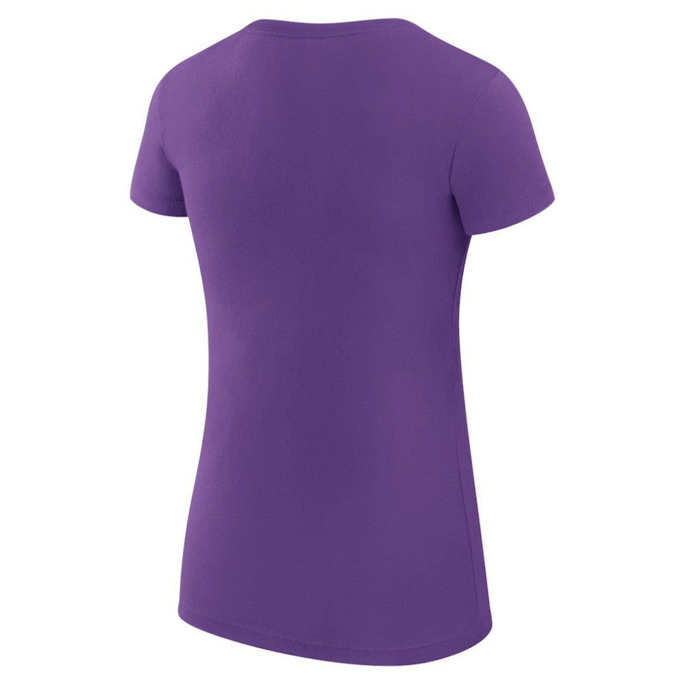 Colorado Rockies G-III 4Her by Carl Banks Women's Super-Slim Fit Lightweight Dot Print T-Shirt - MLB T-shirts