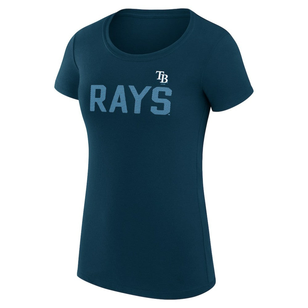Tampa Bay Rays G-III 4Her by Carl Banks Women's Super-Slim Fit Lightweight Dot Print T-Shirt - MLB T-shirts